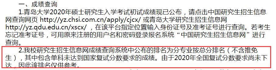 研究生初试成绩怎么查排名